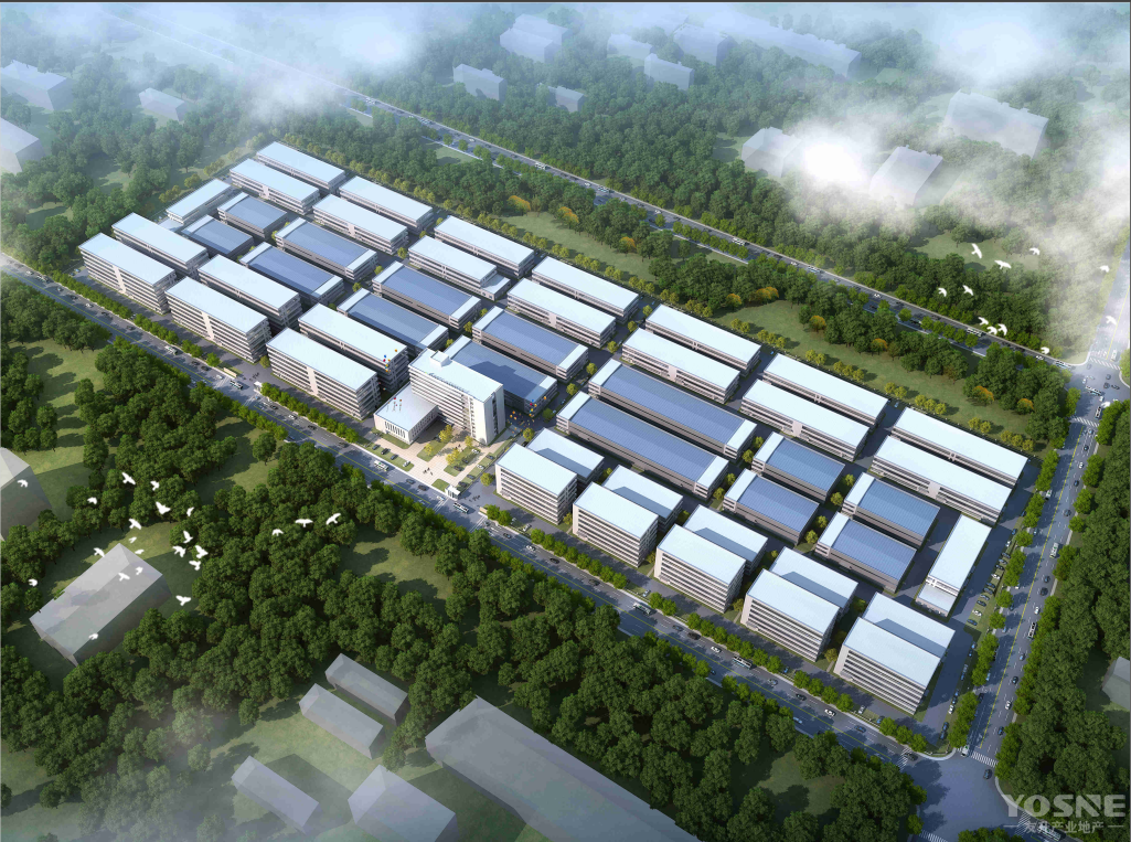 中昊港创·如皋装备制造产业园-单层钢架结构标准厂房/配办公楼